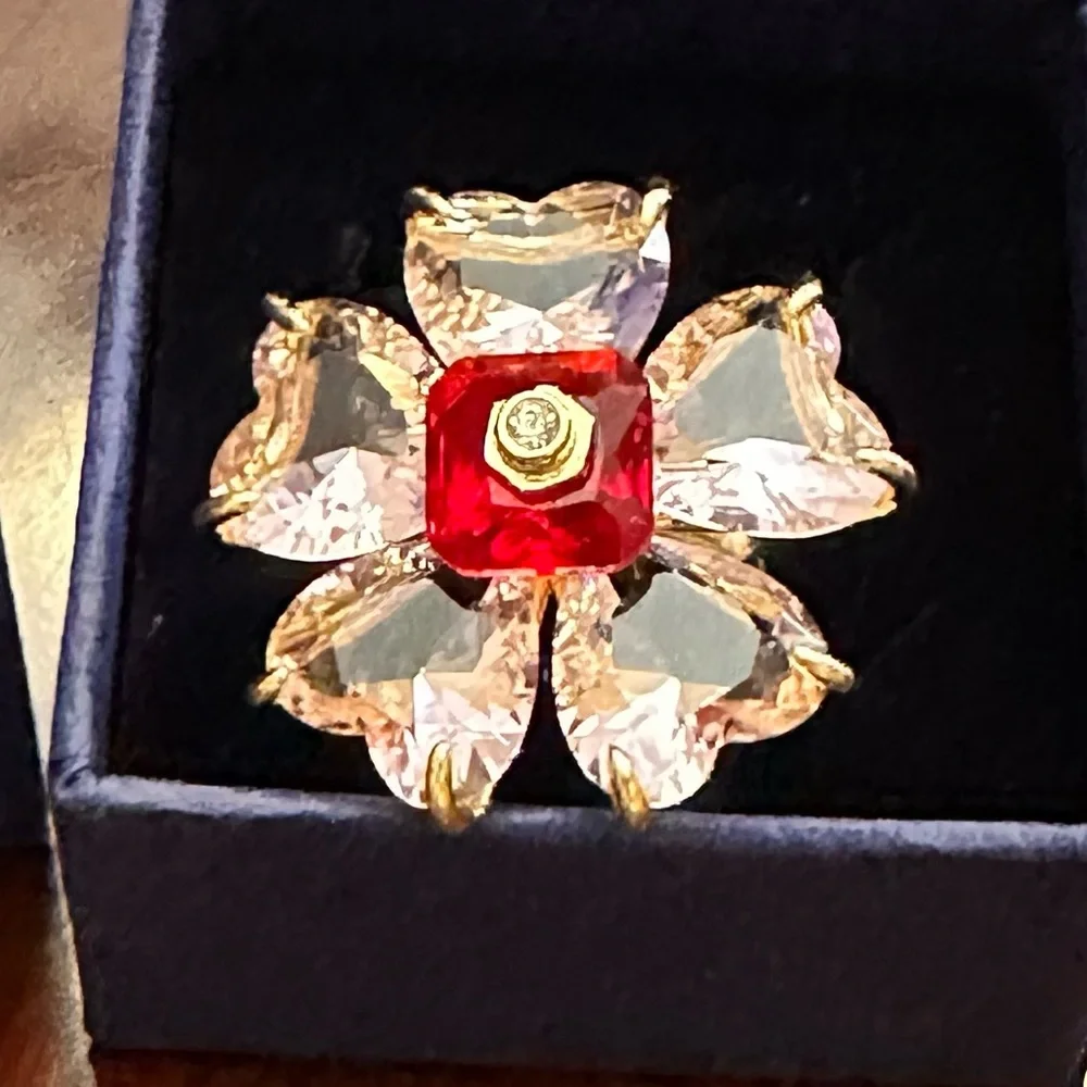 Swarovski‎ Idyllia cocktail ring NWT